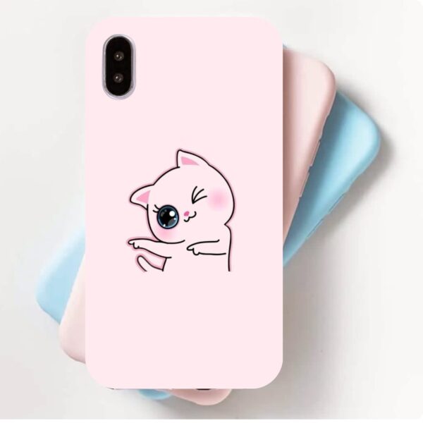 Pink cate cover for all Mobile Models