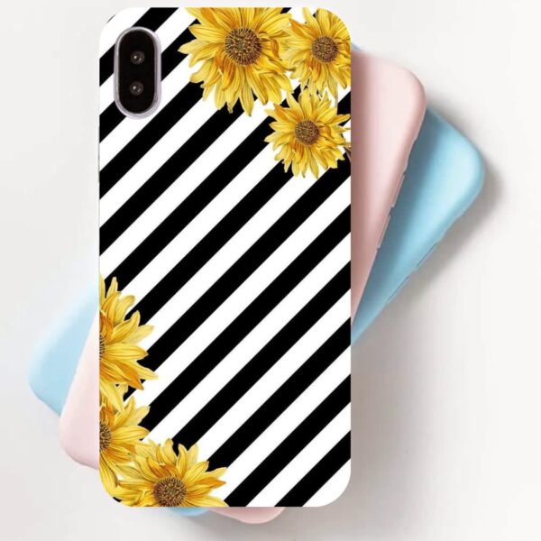 Yellow sunflowers cover design for all Mobile Models